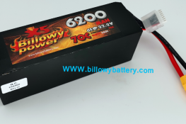 LiPO battery 6200mAh 70C 22.2V
